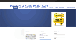 Desktop Screenshot of homefirsthhc.com